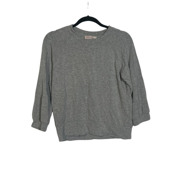 Philosophy Tops - Philosophy Crewneck Sweatshirt Modal Gray Size Small Loungewear Comfy Cozy